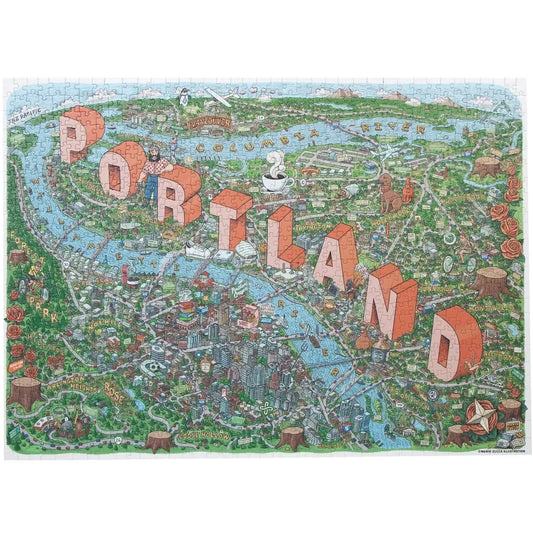 Portland 1000 Piece Jigsaw Puzzle Birdie - BIG FRENCHIES