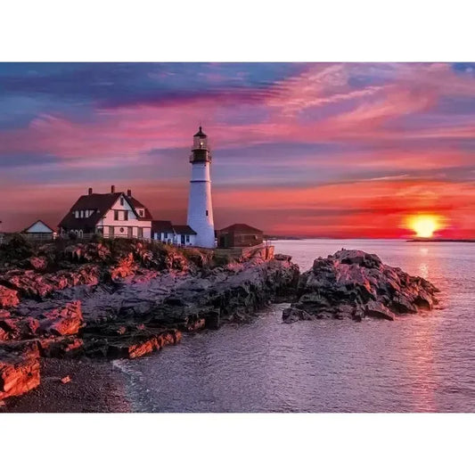 Portland Head Light 500 Piece Jigsaw Puzzle Clementoni - BIG FRENCHIES