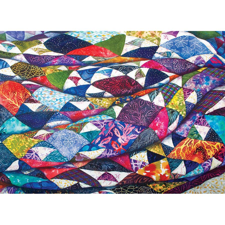 Portrait of a Quilt 500 Piece Jigsaw Puzzle Cobble Hill