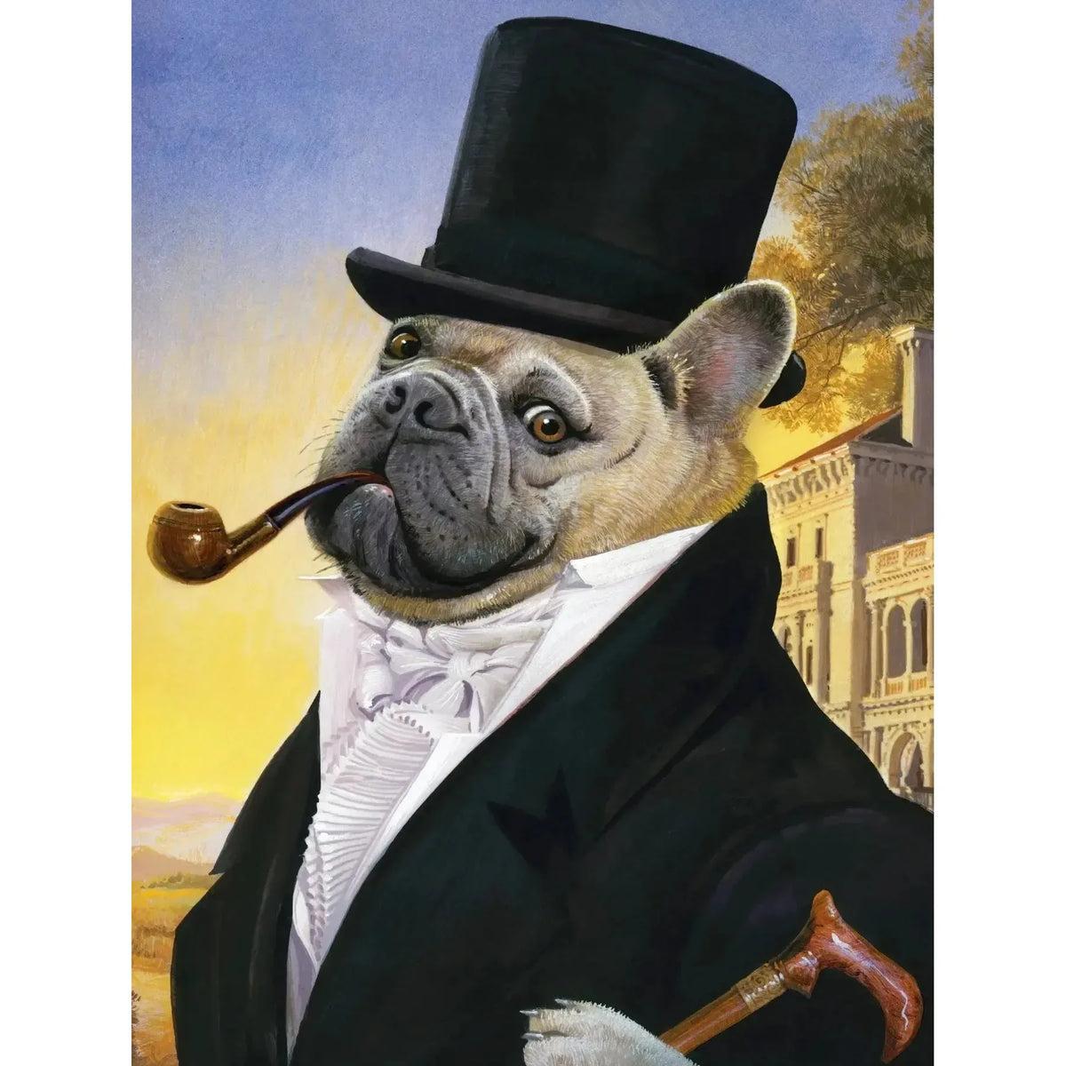 Posh Pug 500 Piece Jigsaw Puzzle NYPC - BIG FRENCHIES