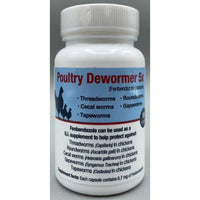 Poultry Dewormer 5X Fenbendazole 50 Capsules