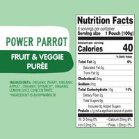 Organic Power Parrot - Fruit & Veggie Puree