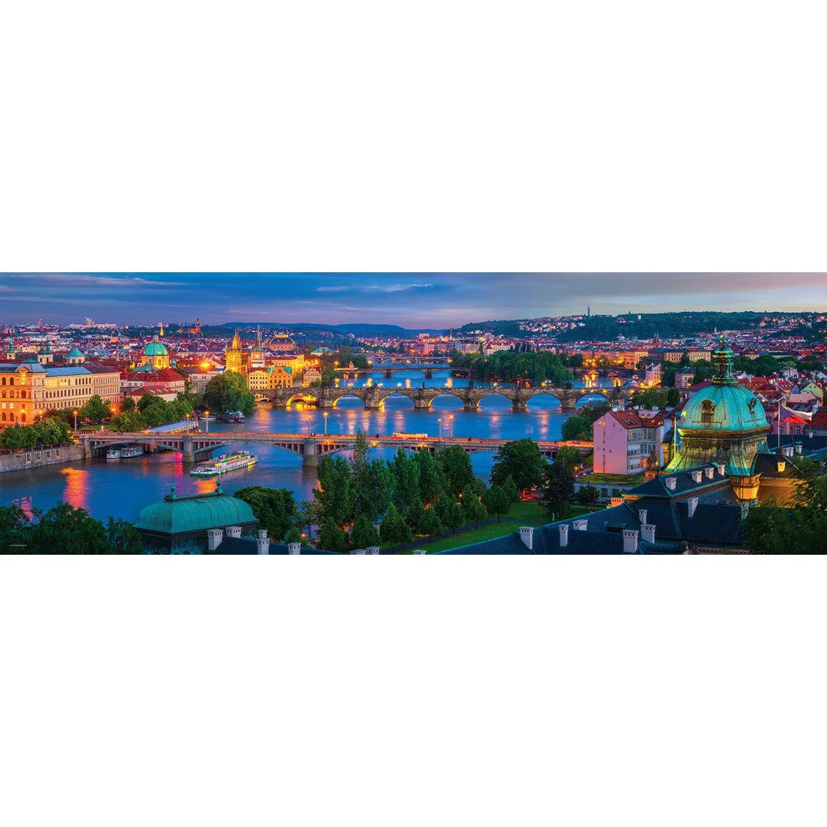 Prague, Czech Republic 1000 Piece Panoramic Jigsaw Puzzle Eurographics - BIG FRENCHIES