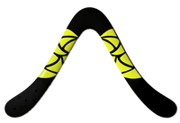 Prasad Sport Boomerang - carbon infused plastic boomerang for precision throwing