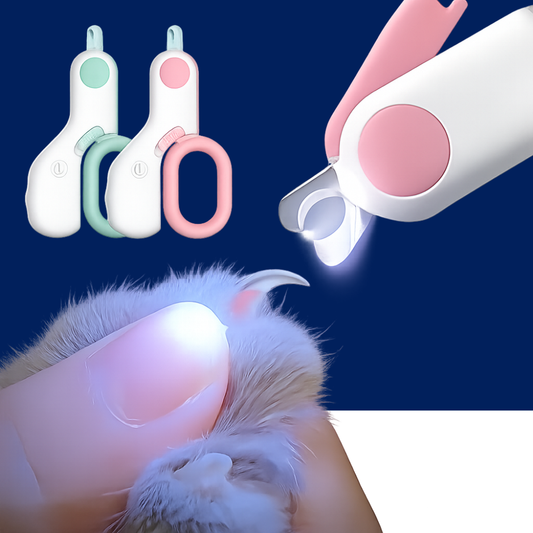 Precision Cat Nail Clipper with Safety Guard and LED Light - BIG FRENCHIES
