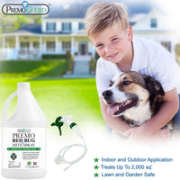 Bed Bug & Mite Killer Spray 128 oz | Natural & Non-Toxic | Premo Guard