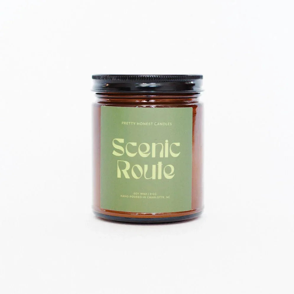 Eucalyptus and Pine Candle: Scenic Route Candle - BIG FRENCHIES