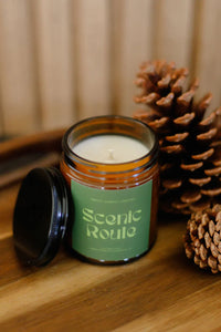 Eucalyptus and Pine Candle: Scenic Route Candle - BIG FRENCHIES