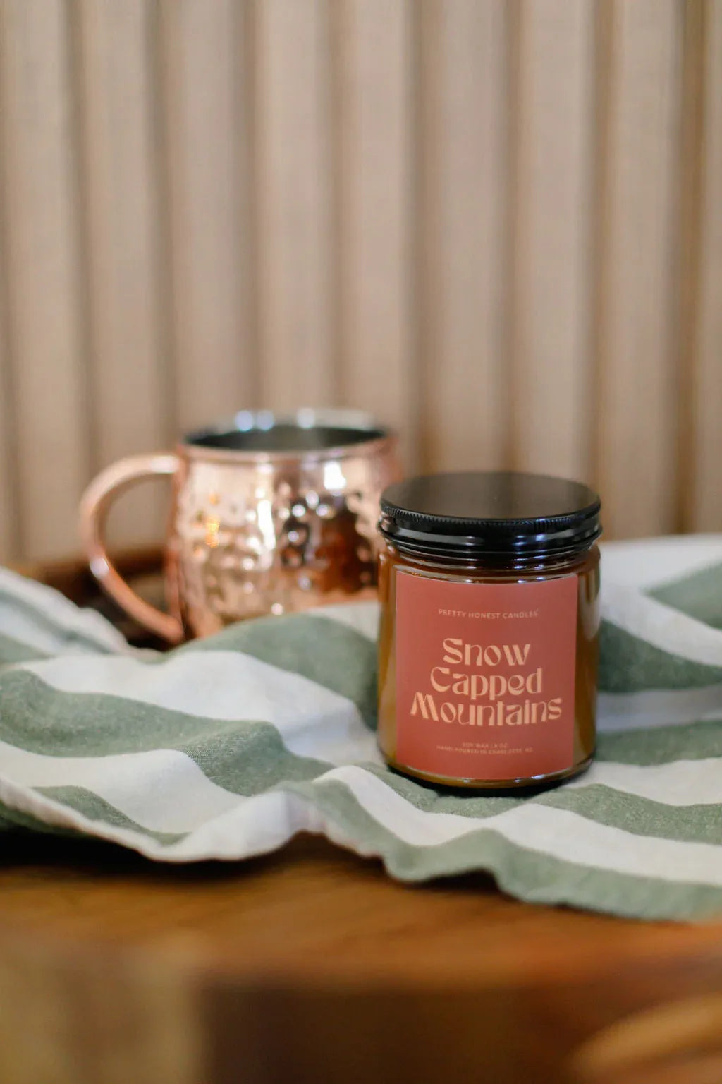 Mint Candle: Snow Capped Mountains Candle - BIG FRENCHIES