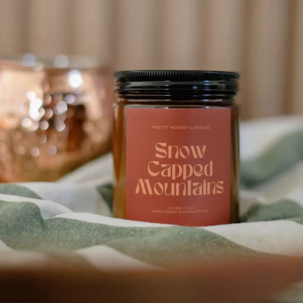 Mint Candle: Snow Capped Mountains Candle - BIG FRENCHIES