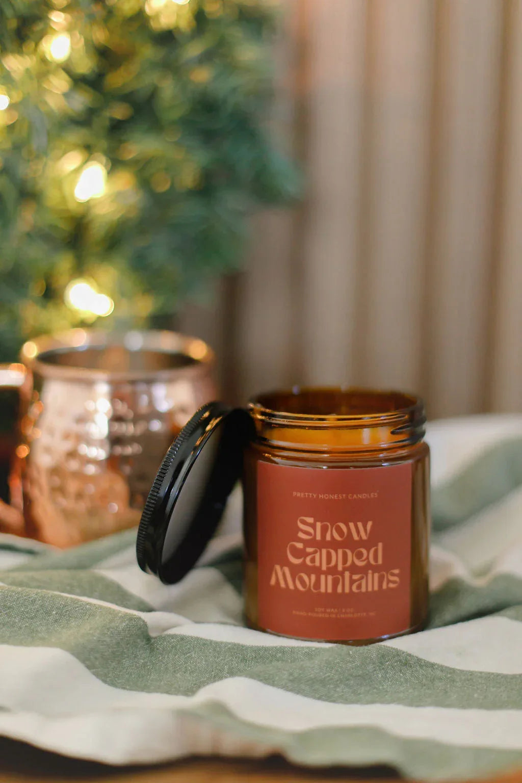 Mint Candle: Snow Capped Mountains Candle - BIG FRENCHIES