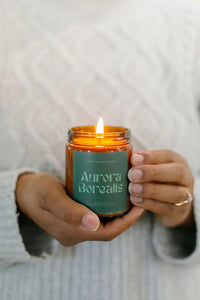 Cardamom Candle: Aurora Borealis Candle - BIG FRENCHIES