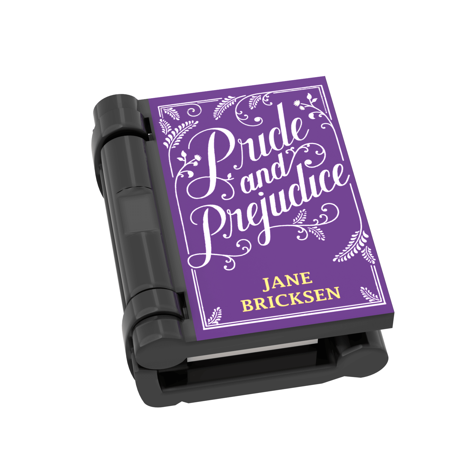 "Pride and Prejudice" Book - Custom Printed Minifig Scale - Made using LEGO® Parts