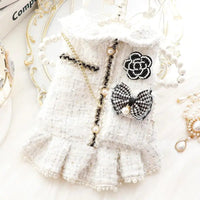 Princess Dog Dress | Lolita Tweed Coat Outfit for Small Dogs & Puppies - BIG FRENCHIES