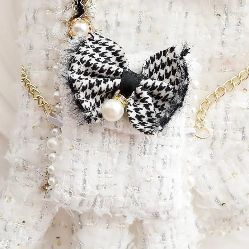 Princess Dog Dress | Lolita Tweed Coat Outfit for Small Dogs & Puppies - BIG FRENCHIES