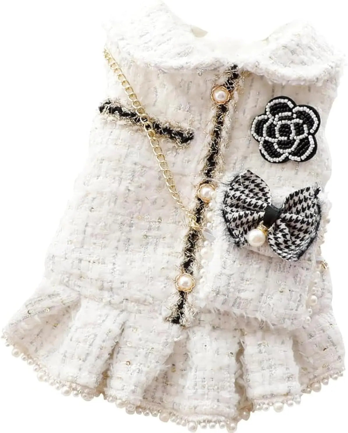 Princess Dog Dress | Lolita Tweed Coat Outfit for Small Dogs & Puppies - BIG FRENCHIES