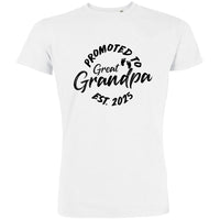 Promoted To Great Grandpa Men's Organic Tee