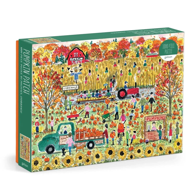 Pumpkin Patch 1000 Piece Jigsaw Puzzle Galison - BIG FRENCHIES