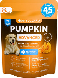 Pumpkin Powder for Dogs Fiber Supplement Digestion Stool Diarrhea Relief 16oz
