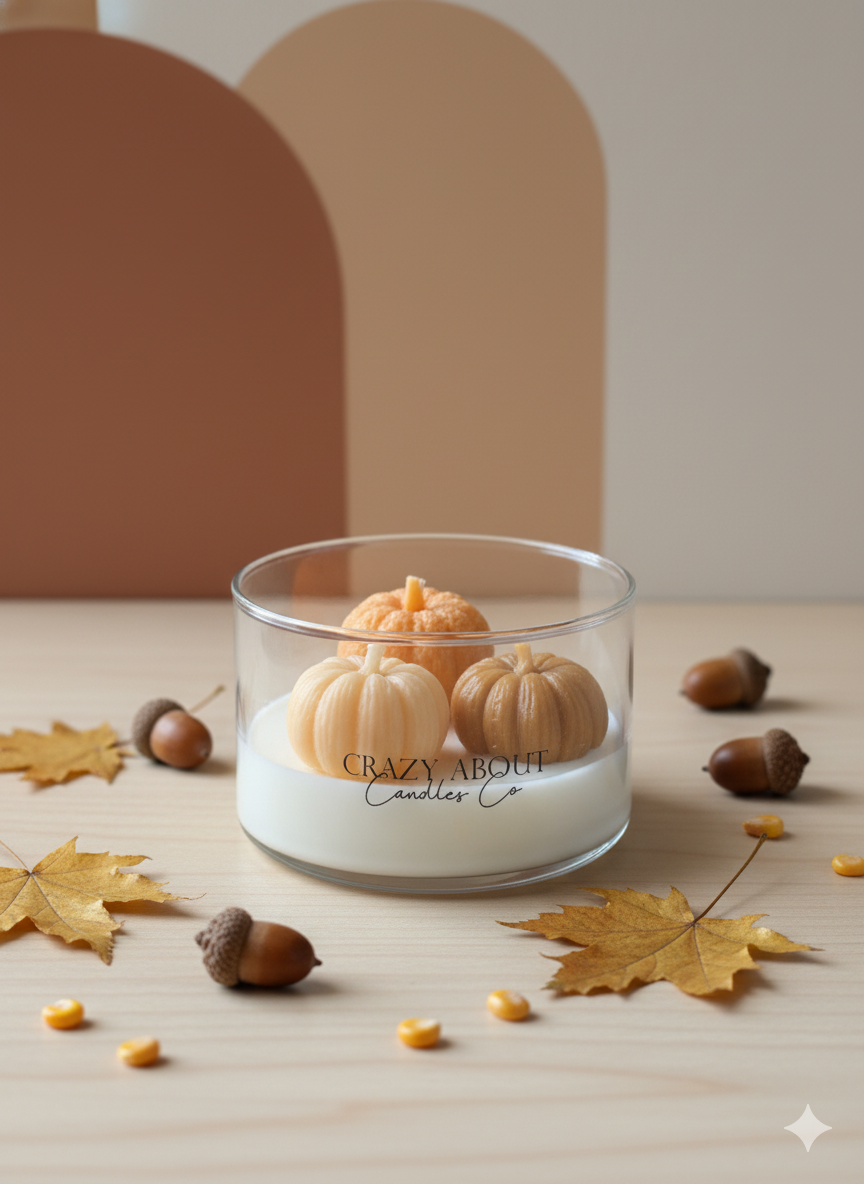 Pumpkin Harvest Candle | Handmade Soy Wax