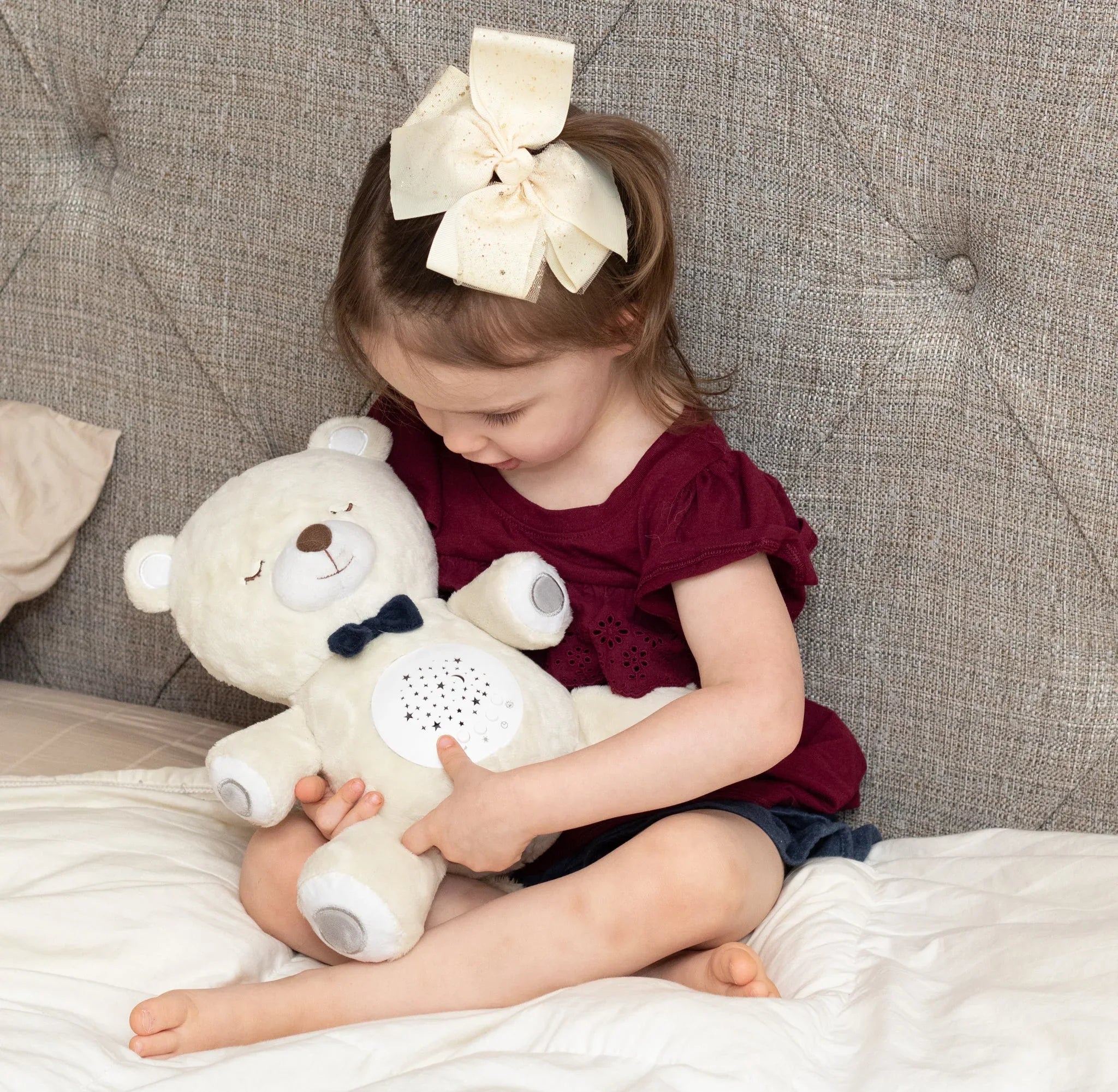 Lumipets Bear - Nursery Sound Soother Bear Night Light - BIG FRENCHIES