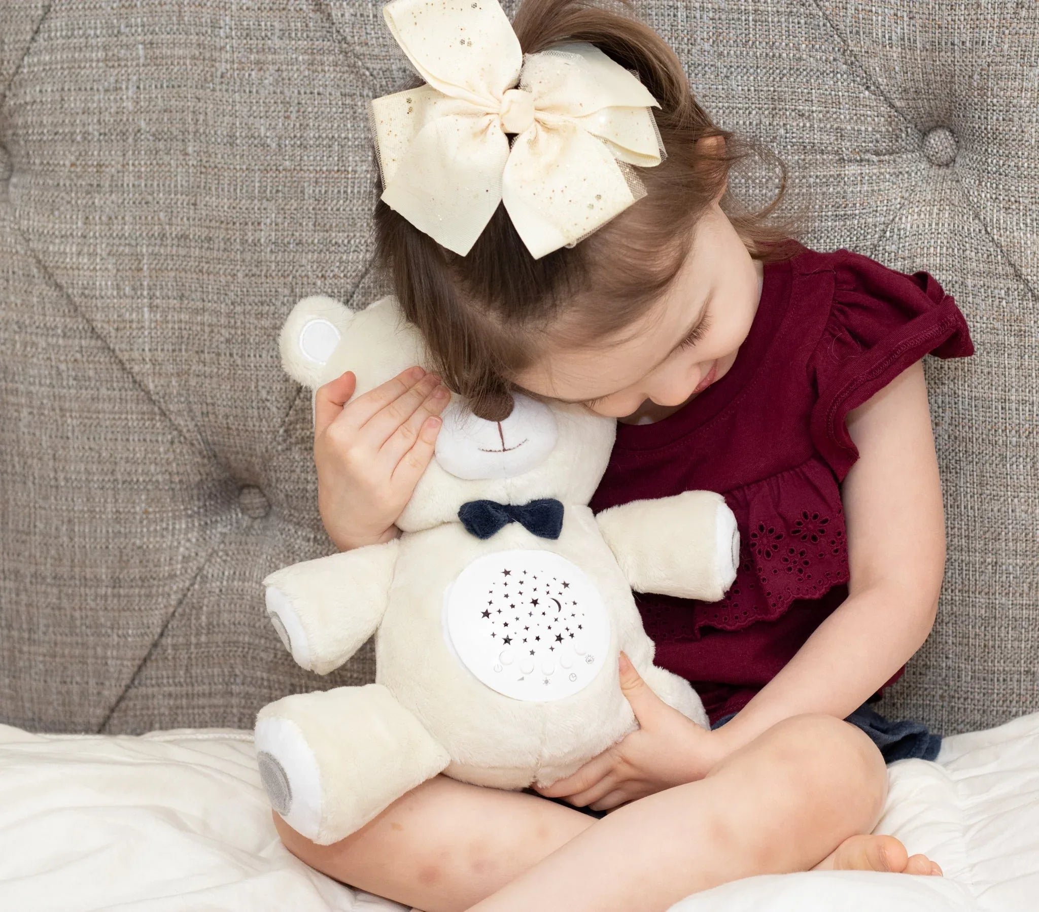 Lumipets Bear - Nursery Sound Soother Bear Night Light - BIG FRENCHIES