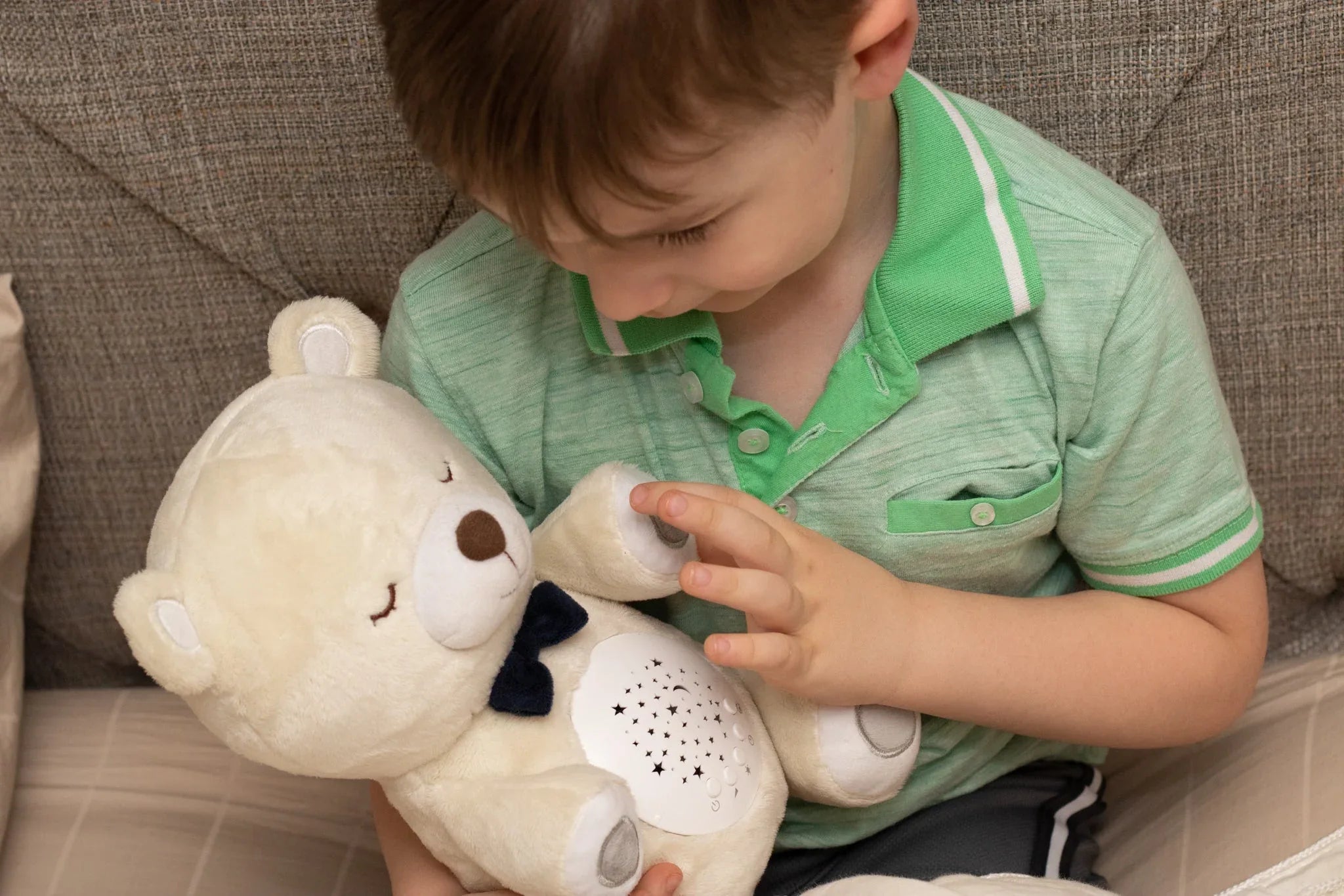 Lumipets Bear - Nursery Sound Soother Bear Night Light - BIG FRENCHIES