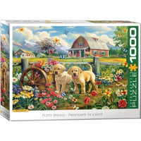 Puppy Spring 1000 Piece Jigsaw Puzzle Eurographics - BIG FRENCHIES