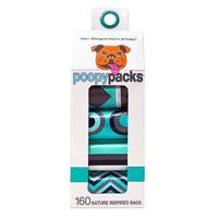 Metro Paws Dog Poopy Packs Multi, 8 rolls
