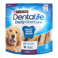 Purina Daily Oral Care Large Dog Treats Dental Chews with Chicken - BIG FRENCHIES