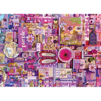 Purple 1000 Piece Jigsaw Puzzle Cobble Hill