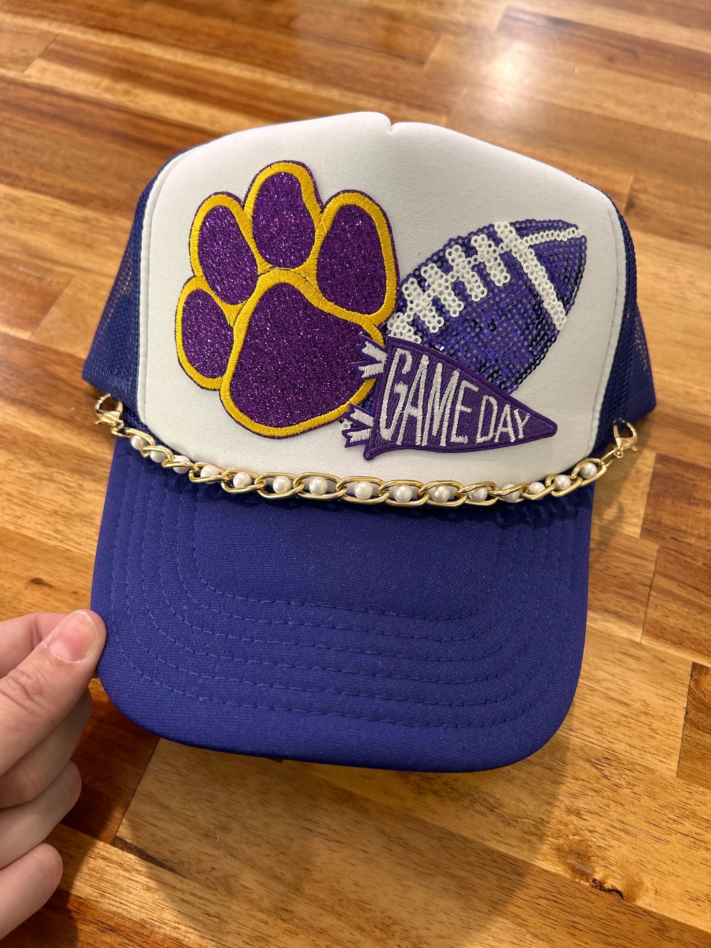 Purple & Gold Game Day Trucker - BIG FRENCHIES