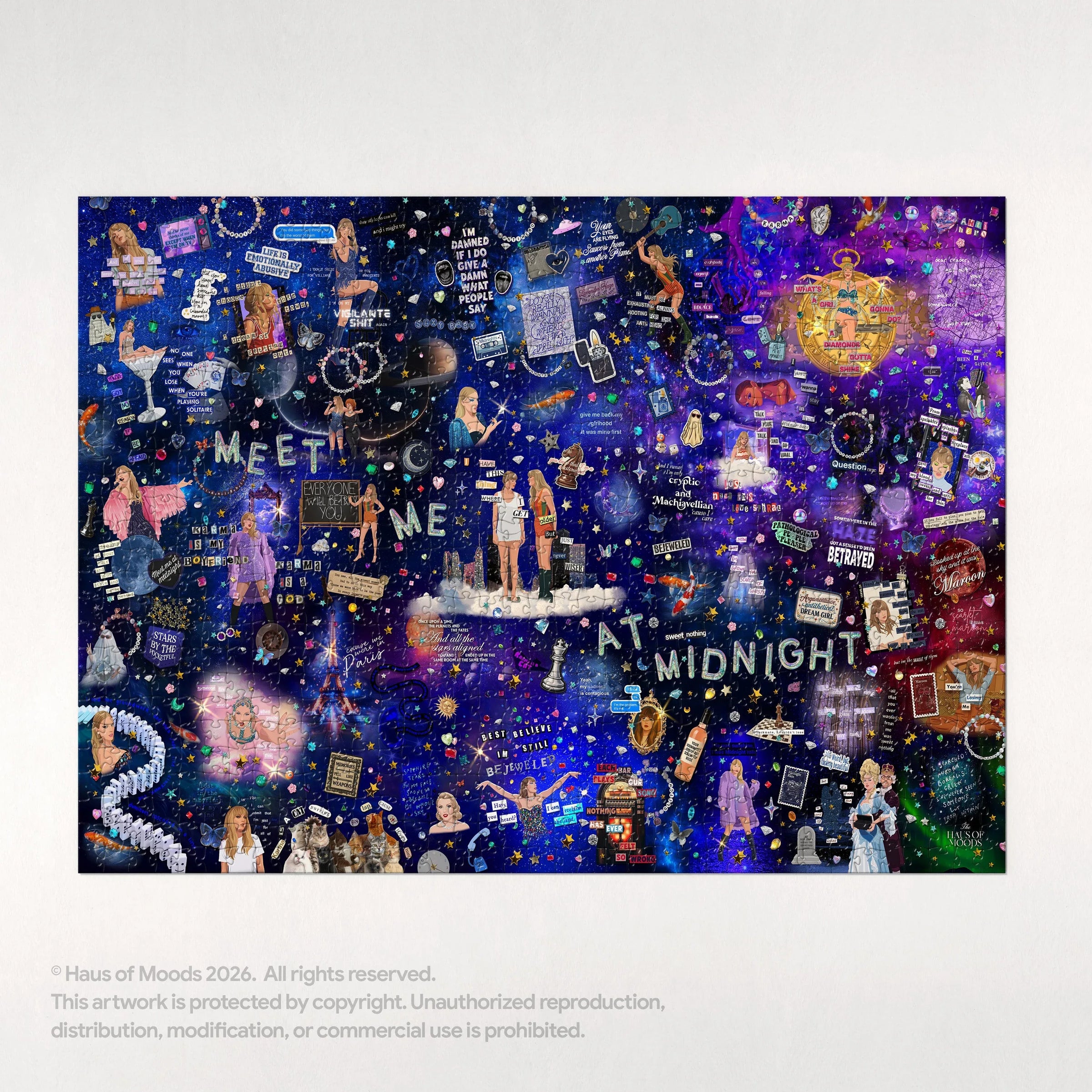 Midnights Lyrics & Easter Eggs Puzzle © - BIG FRENCHIES