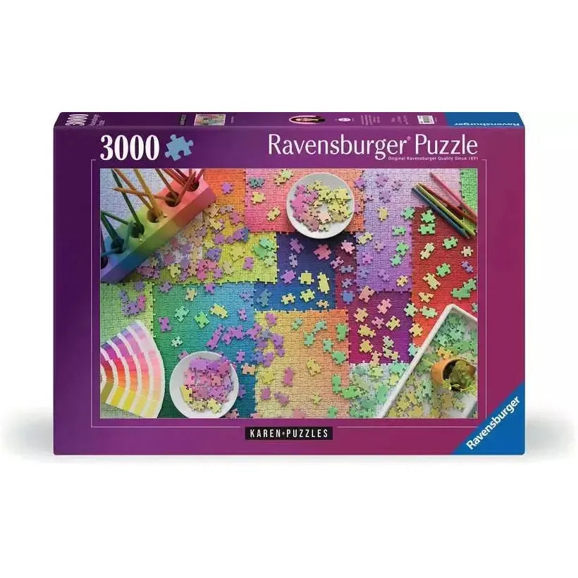 Puzzles on Puzzles 3000 Piece Jigsaw Puzzle Ravensburger