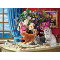 Puzzling Cats 1000 Piece Jigsaw Puzzle Eurographics