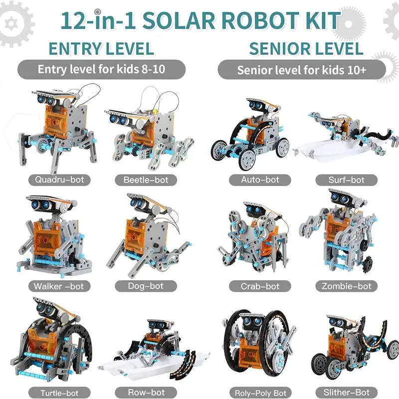 Solar Robot Kit Toys - # BOT&G522510003 - BIG FRENCHIES