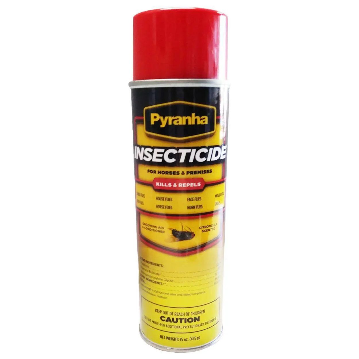 Pyranha Insecticide Aerosol Premise And Horse Fly Spray 15 oz.