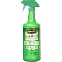 Pyranha Zero-Bite Natural Insect Spray 32 oz Horse Dog Cat Fly Repellent
