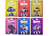 "QubeCarz" Series #1 Set of 6 pieces 1/64 Diecast Model Cars by Mini GT