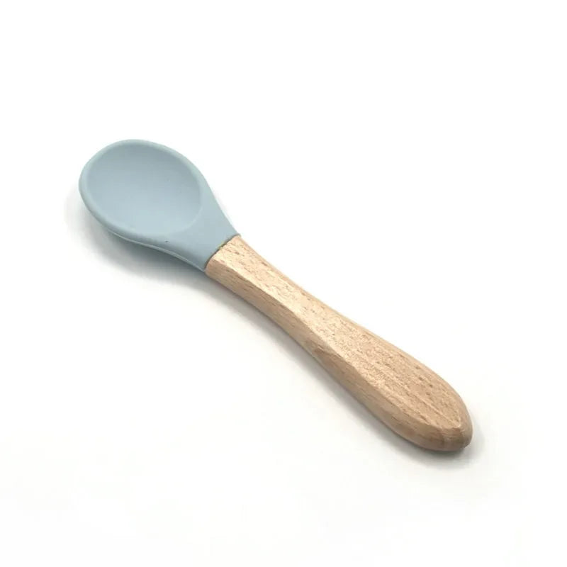Colorful Silicone Feeding Set for Babies: Bib, Bowl, and Spoon - BIG FRENCHIES