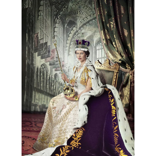 Queen Elizabeth II 1000 Piece Jigsaw Puzzle Eurographics - BIG FRENCHIES