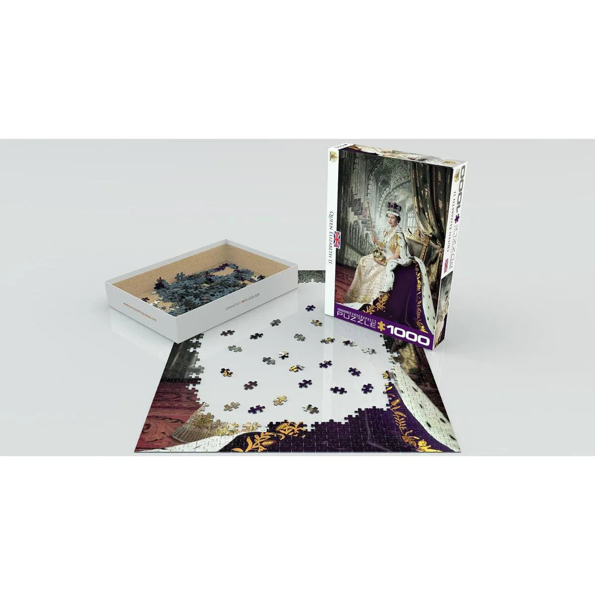 Queen Elizabeth II 1000 Piece Jigsaw Puzzle Eurographics - BIG FRENCHIES