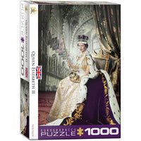 Queen Elizabeth II 1000 Piece Jigsaw Puzzle Eurographics - BIG FRENCHIES