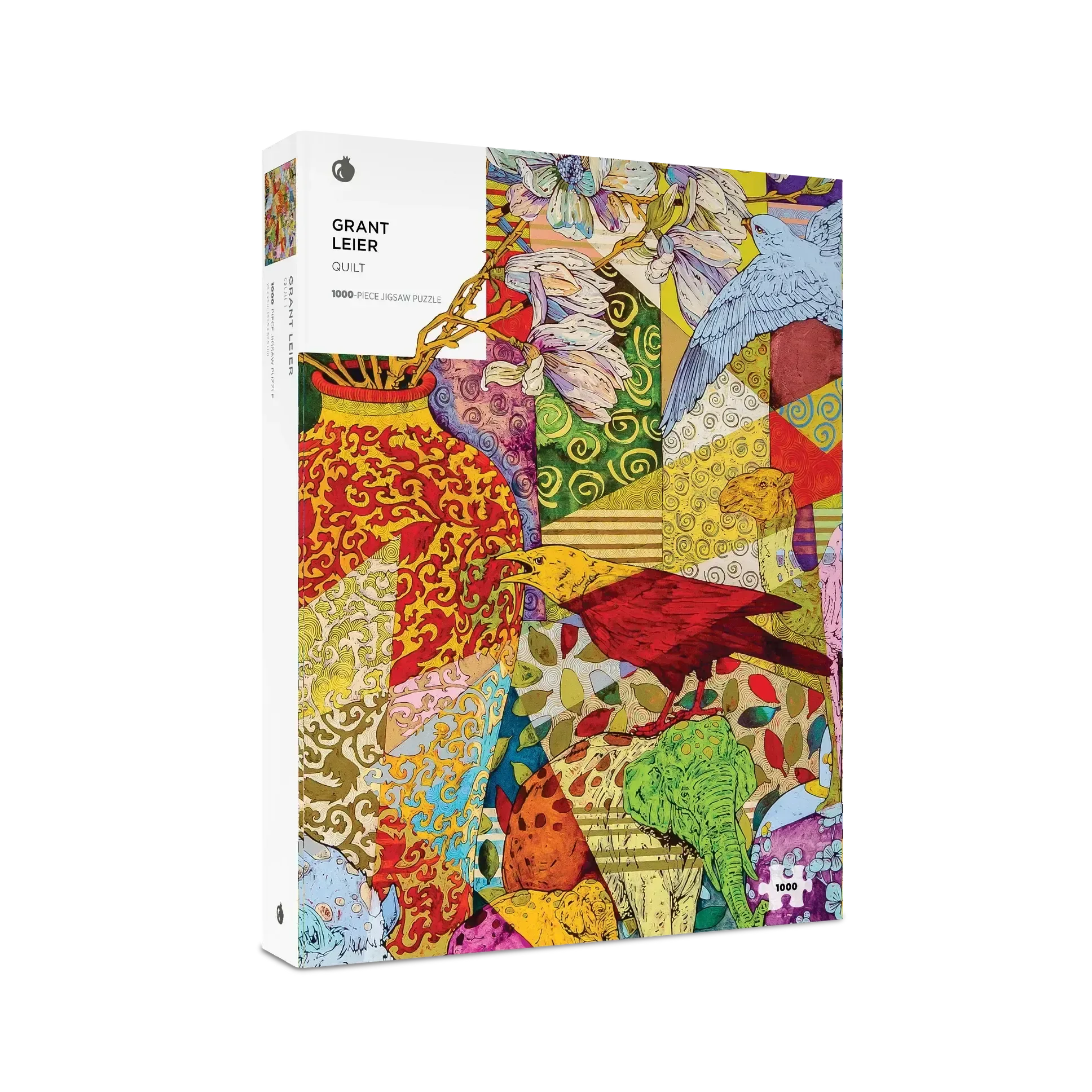 Quilt 1000 Piece Jigsaw Puzzle Pomegranate - BIG FRENCHIES