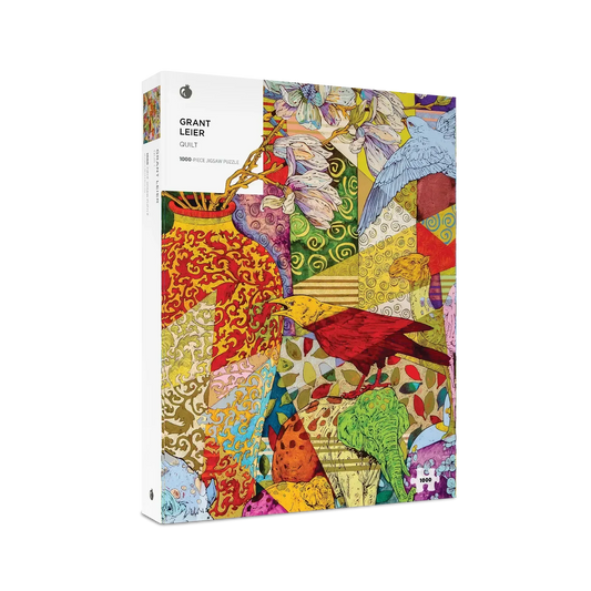 Quilt 1000 Piece Jigsaw Puzzle Pomegranate - BIG FRENCHIES