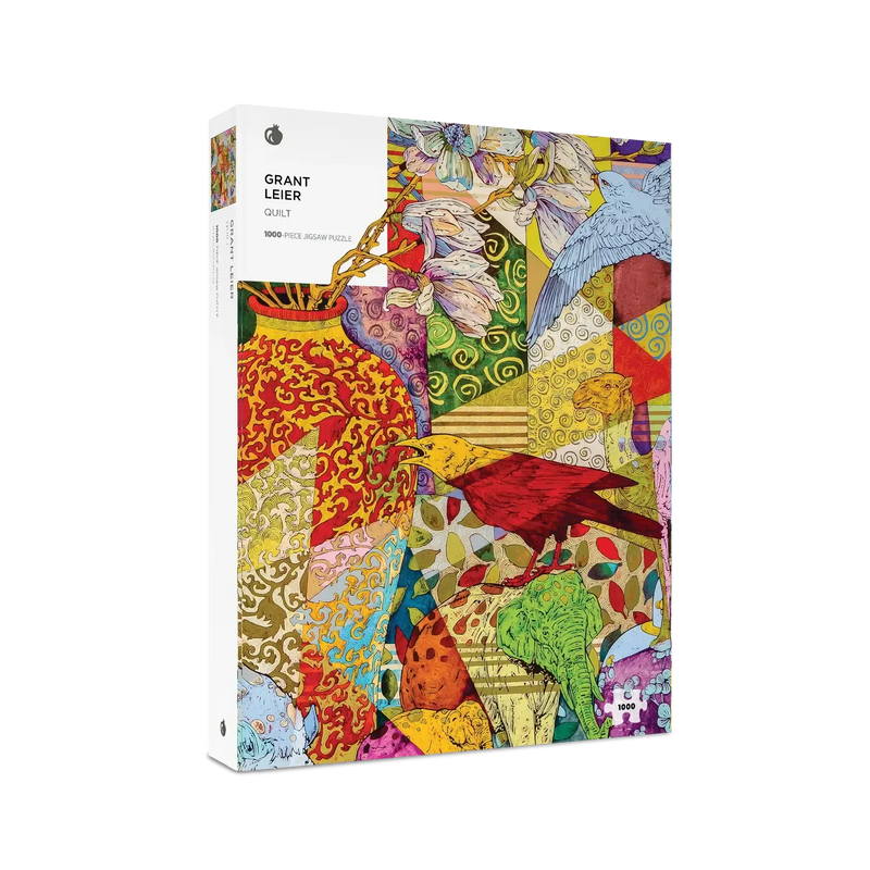 Quilt 1000 Piece Jigsaw Puzzle Pomegranate - BIG FRENCHIES