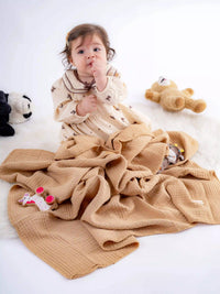 Quilted 4 Layers Muslin Blanket - BIG FRENCHIES