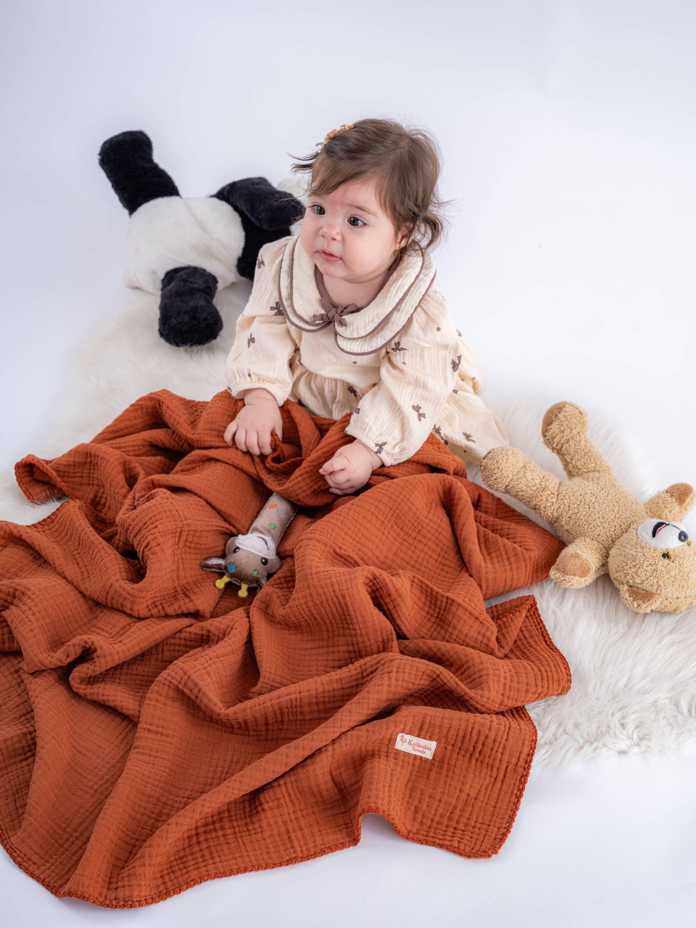 Quilted 4 Layers Muslin Blanket - BIG FRENCHIES
