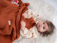 Quilted 4 Layers Muslin Blanket - BIG FRENCHIES