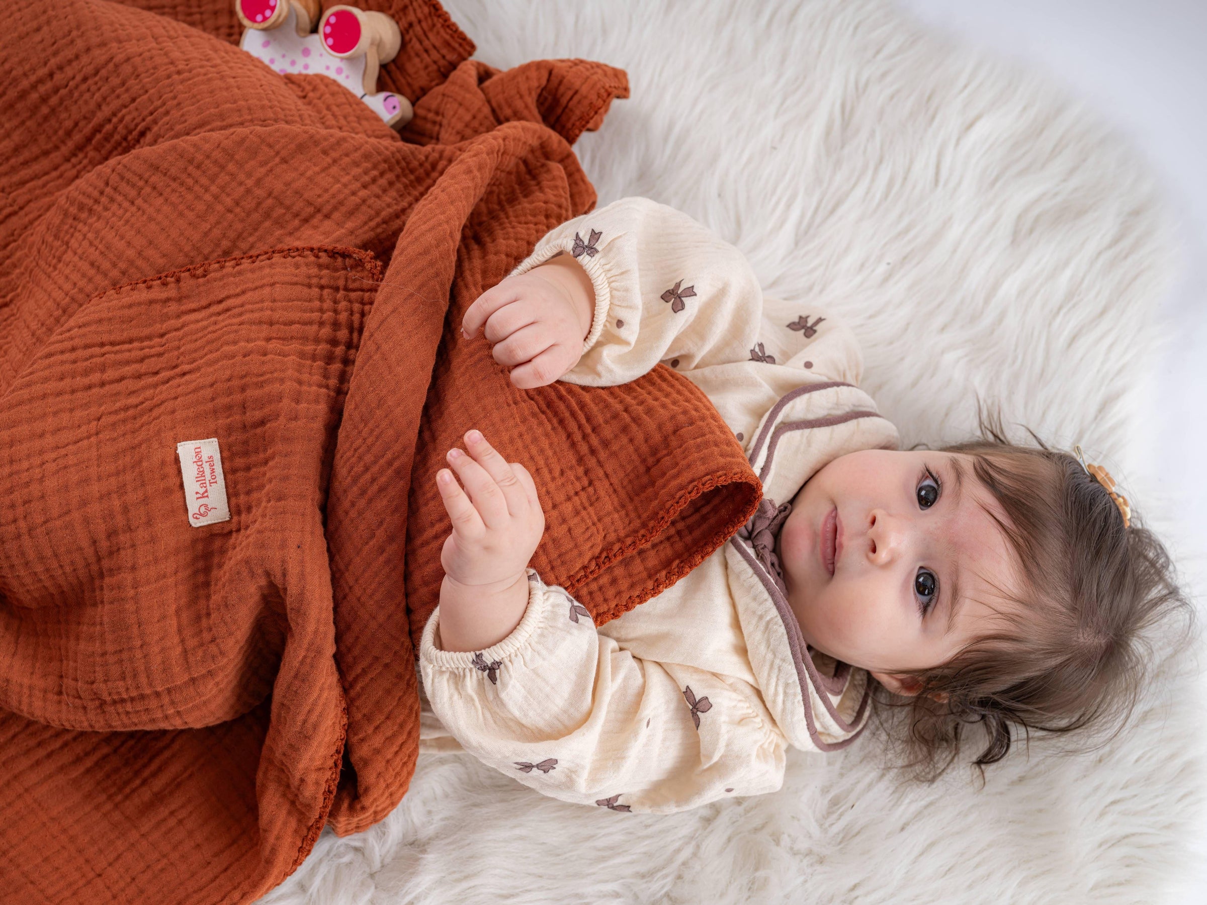 Quilted 4 Layers Muslin Blanket - BIG FRENCHIES